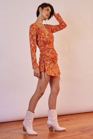 Finders Keepers Bloom LS Mini Dress - Garden Party