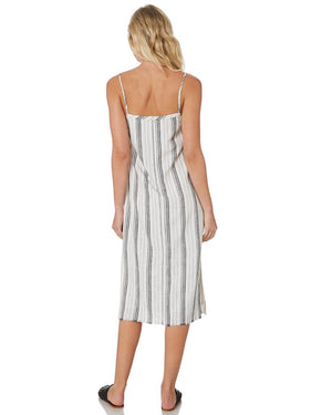 Brooke Linen Stripe Dress by Nude Lucy