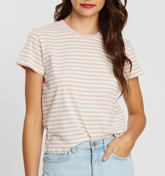 Taylor Ringer Tee Nude Lucy